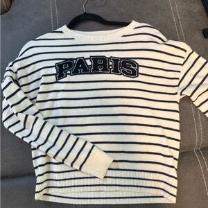 Paris Embroidered Sweater